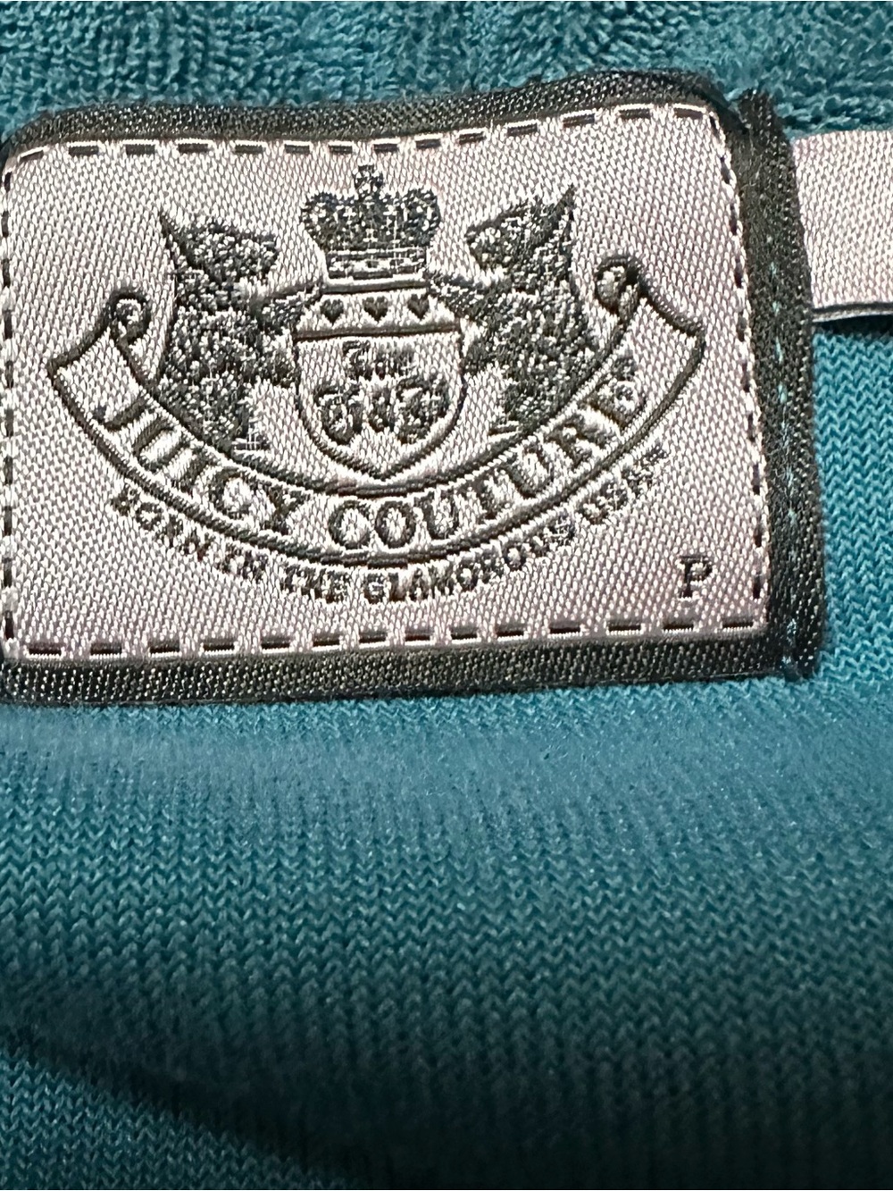 Juicy Couture Teal tunic/ cover up - Picture 5 of 6